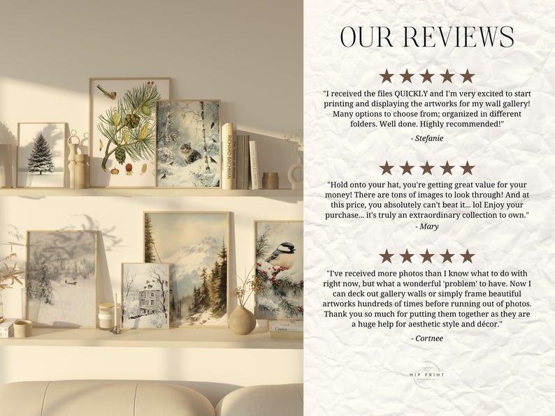 700+ Vintage Winter Prints MEGA Bundle (Digital Download) image 7