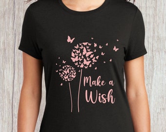 Beautiful Dandelions, make a wish, butterfly dandelions, Wishes do come true, blow a dandelion,