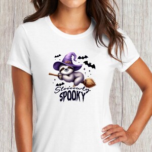 Sloooowly Spooky Sloth Halloween Shirt