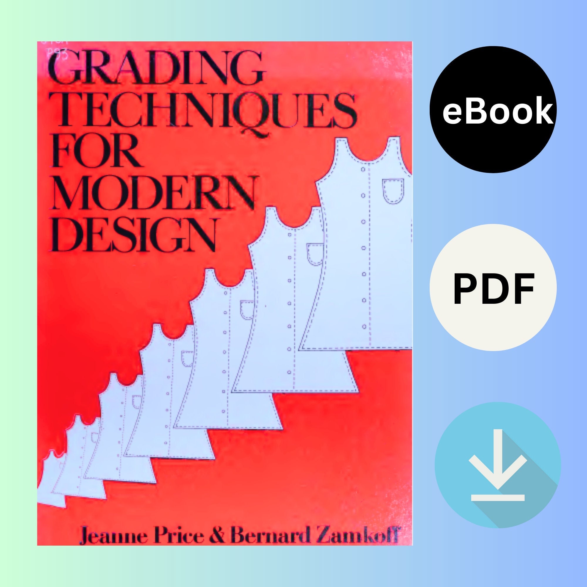 Grading Techniques for Modern Design by Jeanne Price 1974 132 Etsy