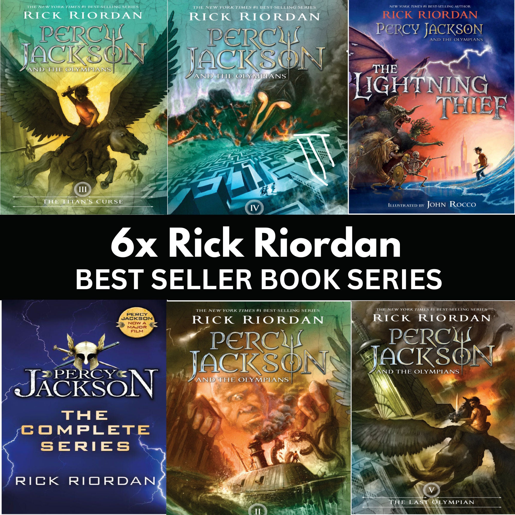 Percy Jackson and the Olympians: Books I-III eBook por Rick Riordan - EPUB  Libro