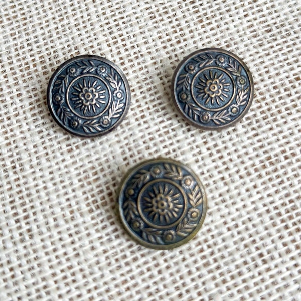 Osterreich von Mackintosh Replacement Buttons, Mackintosh Blazer Buttons, Vintage Metal Coat Buttons