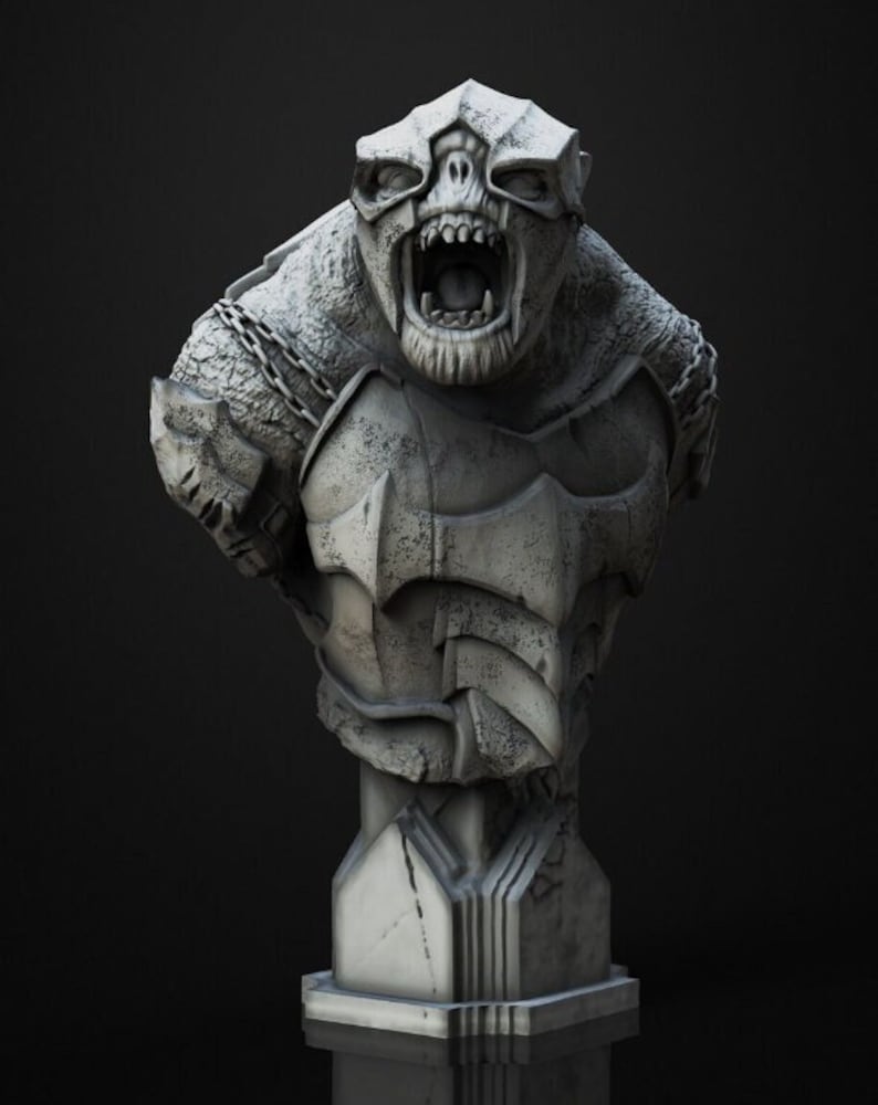 Battle Troll Bust The Lord Of The Rings LOTR STL 3D File image 1