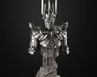 Busto di Sauron - Il Signore degli Anelli - File 3D LOTR STL