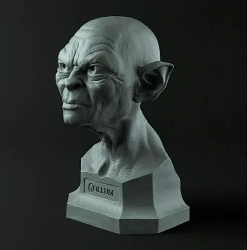 Buste Gollum/Smeagol 1:4 - Résine - Weta Sideshow - Édition Limitée 2005