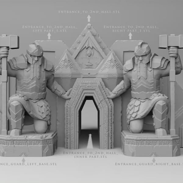 Khazad-dûm Mines - The Lord Of The Rings - LOTR STL 3D File