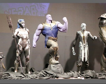 3D geschnitten (Thanos & Black Order).