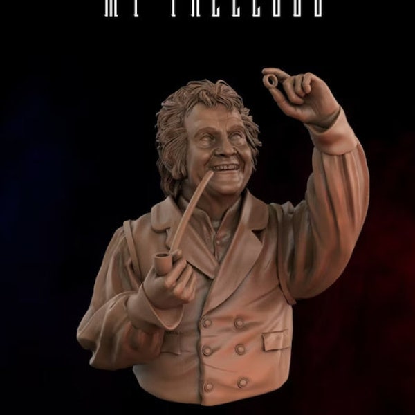 Bilbo Baggins Bust - The Lord Of The Rings - LOTR STL 3D File