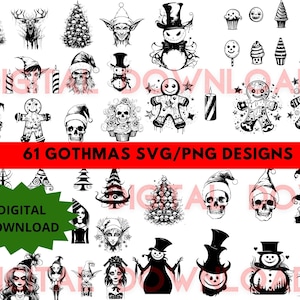 Merry Gothmas svg, decoration svg, gothic christmas, goth christmas svg, goth decoration, alternative svg, christmas , gothic christmas