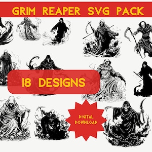 Grim Reaper Svg, Angels of Death Svg Bundle, Ghoul Svg, Death Svg, Grim Reaper Svg Grim Reaper Grim Reaper Clipart Grim Reaper Silhouette