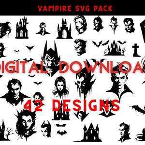 Vampire SVG, Halloween Svg, Svg, Spooky Svg, Trick Or Treat, dark night SVG, Bat Svg, Gothic Svg, Horror Svg, Halloween Clip Art, castle svg