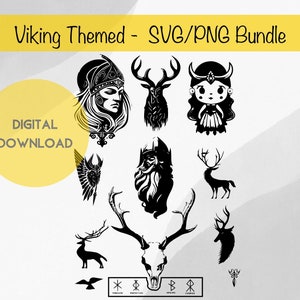 Viking svg pack - SVG/PNG for T-shirts, mugs, stationery etc.