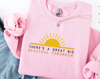 Sudadera bordada con el Carrusel del Progreso, camiseta "Hay un gran y hermoso mañana", camiseta de la atracción del Reino Mágico, parque del Reino Mágico