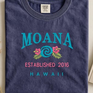 Besticktes Moana Sweatshirt im Hawaii Varsity Style Bild 6