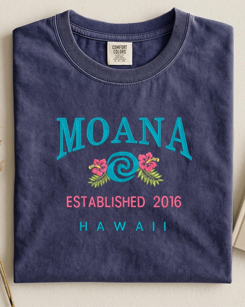 Besticktes Moana Sweatshirt im Hawaii Varsity Style Bild 6