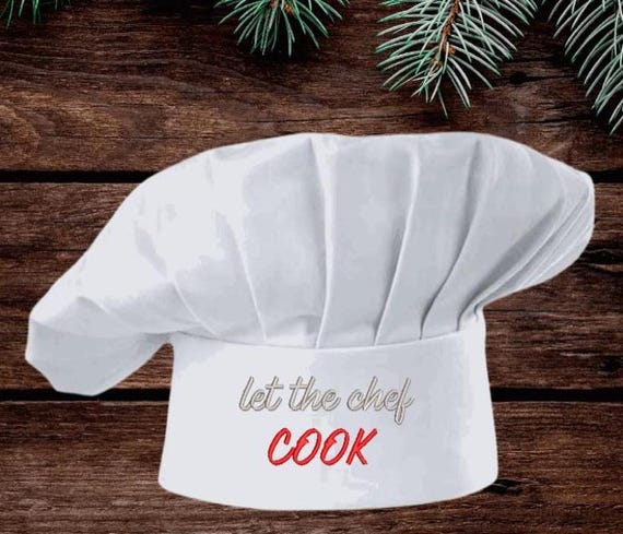 Embroidered Chef Hat: Funny "let the Chef Cook" Gift Israel