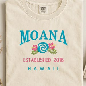 Besticktes Moana Sweatshirt im Hawaii Varsity Style Bild 4