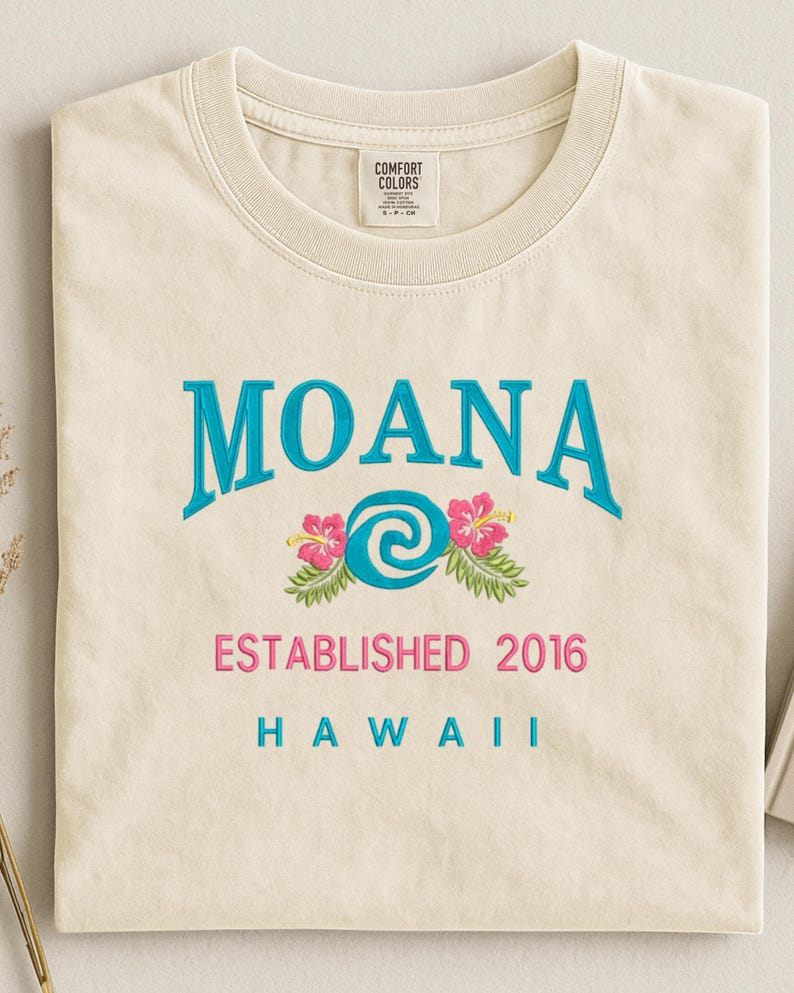 Besticktes Moana Sweatshirt im Hawaii Varsity Style Bild 4