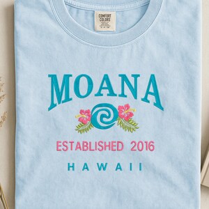 Besticktes Moana Sweatshirt im Hawaii Varsity Style Bild 2