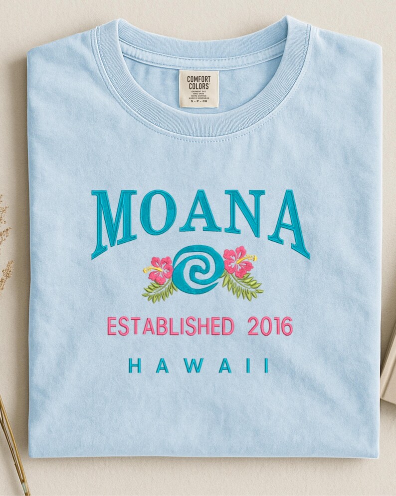 Besticktes Moana Sweatshirt im Hawaii Varsity Style Bild 2
