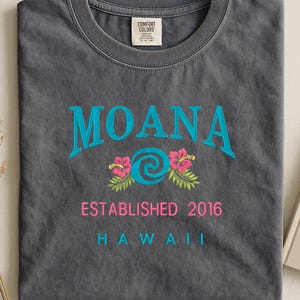 Besticktes Moana Sweatshirt im Hawaii Varsity Style Bild 7