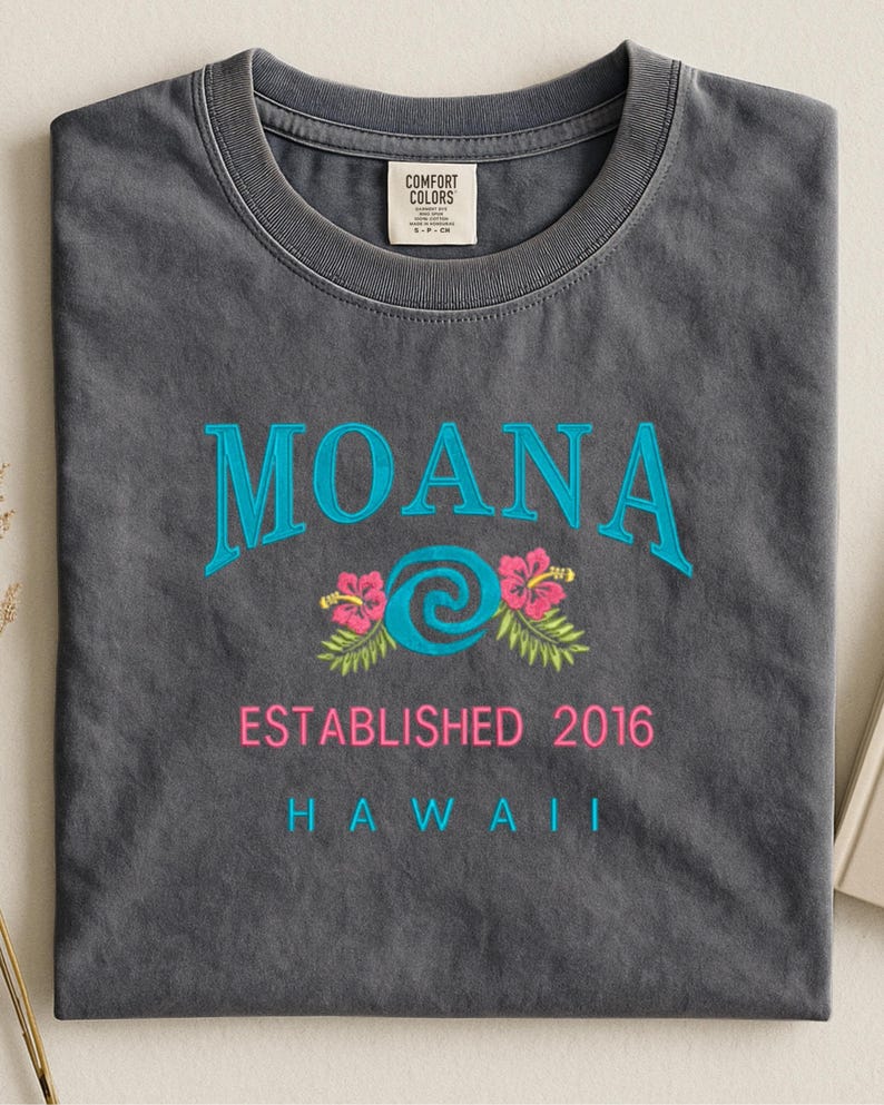 Besticktes Moana Sweatshirt im Hawaii Varsity Style Bild 7