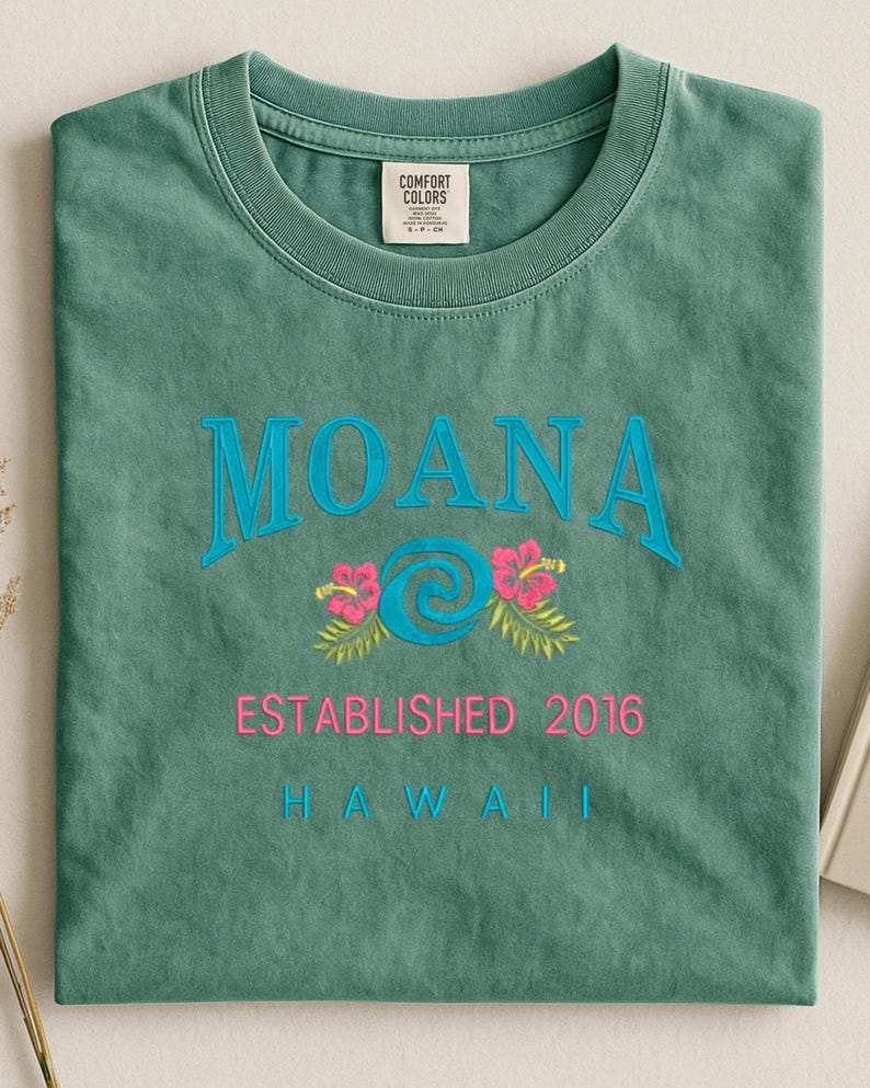 Besticktes Moana Sweatshirt im Hawaii Varsity Style Bild 5