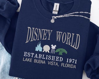 Sudadera bordada con el ratón mágico: Parques temáticos de WDW, Magic Kingdom, Animal Kingdom, Epcot, Hollywood Studios