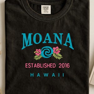 Besticktes Moana Sweatshirt im Hawaii Varsity Style Bild 3