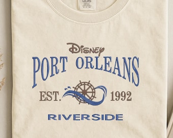 Embroidered WDW Port Orleans Riverside Resort Sweatshirt: Port Orleans Resort Established 1992 shirt