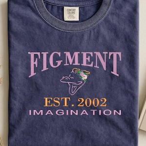 Sudadera bordada de Figment: Camiseta Figment Imagination Established 2002