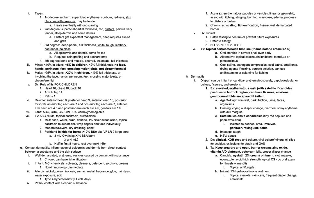 Pediatrics EOR Exam Study Guide Etsy