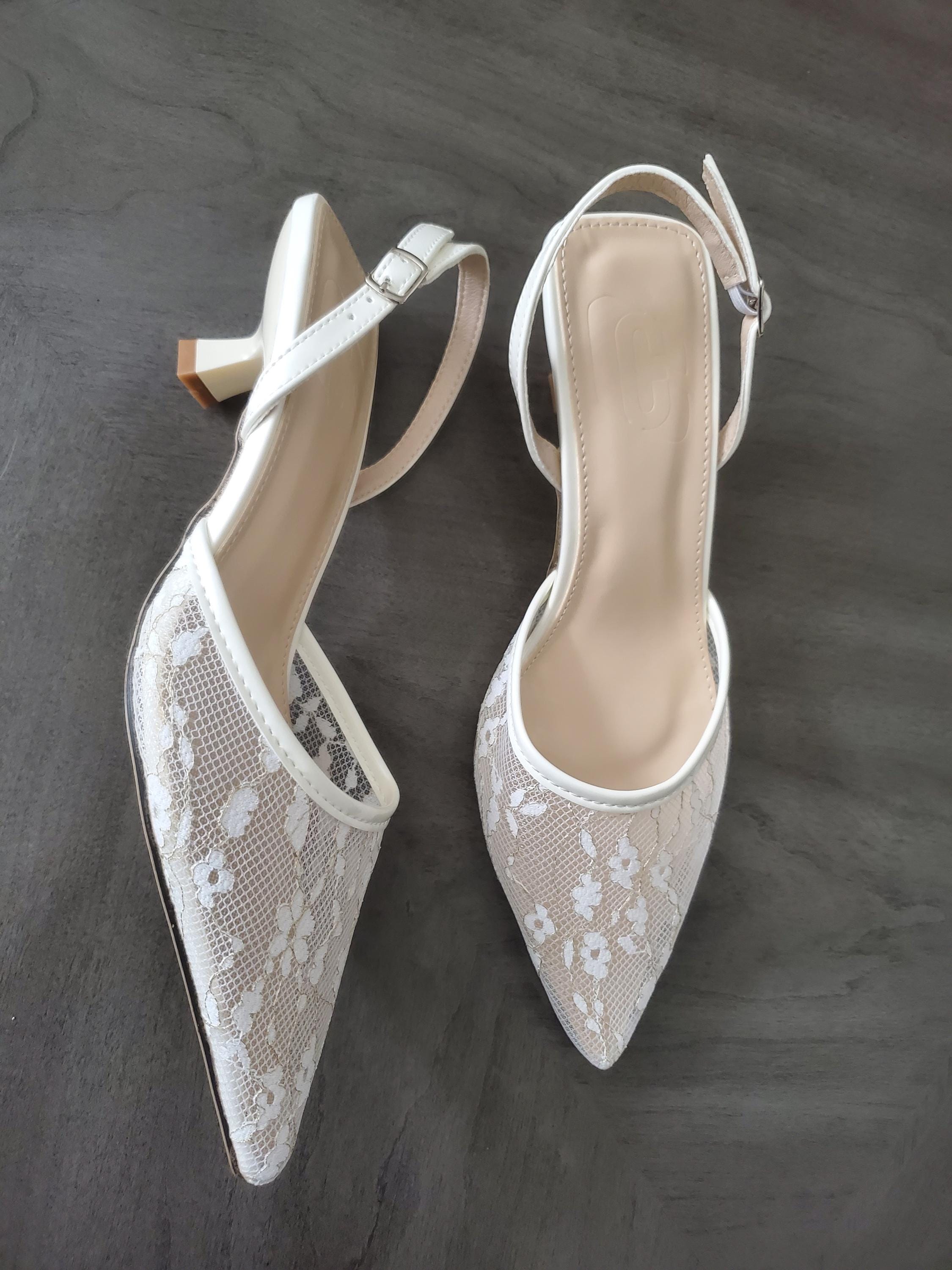 Ivory Low Heels - Etsy