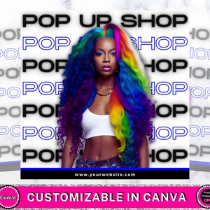 Pop Up Shop Flyer, Boutique Sales Flyer, Flash Sale Flyer, Sales Flyer, Friseursalon Flyer, Makeup Artist, Beauty Flyer Vorlage, Canva Flyer