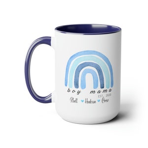 Best Gift To Moms Of Boys  Personalized Mom Of Boys Accent Coffee