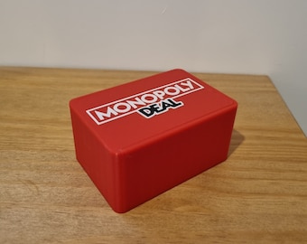 Monopoly Deal Card Container - Sliding Lid