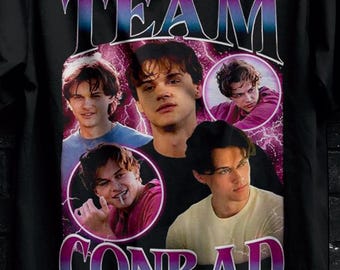 Team Conrad Bootleg Shirt Gift For Man,Cousins Beach Merch Tshirt For Woman,The Summer I Turned Pretty Tee, Love Conrad Fisher Vintage Pin