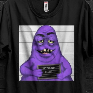Wanted Grimace Shake Shirt Horror Funny Tik Tok Trend Meme Gift,Happy Birthday Grimace Tee,HBD Grimace Gift  Tshirt,Grimace Survivor Tee Shi