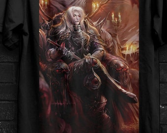 Gothic Alucard Hellsing Ultimate Cosplay Tshirt Gift,Castelvania Sweater,Hellsing Anime Hoodie,Seras Victoria Shirt,Rip Van Winkle Appareal