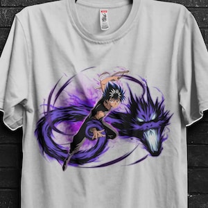Hiei Yu Yu Hakusho T-Shirt Anime Gift For Him,Kuwabara Rinku Appareal,Koenma Tee For Yukina,SuzakuTshirt For Botan,Kurama Shirt For Yomi