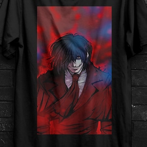 Alucard Hellsing Ultimate Cosplay camiseta regalo, suéter Schrödinger, sudadera con capucha de anime gótico Hellsing, camisa Seras Victoria, ropa Rip Van Winkle