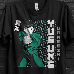 Yu Yu Hakusho T-Shirt Anime Gift For Hiei,Yukina Tshirt For Botan,Koenma Tee For Suzaku,Kurama Shirt For Yomi,Kuwabara Rinku Appareal,Yusuke