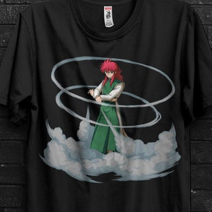 Kurama Yu Yu Hakusho T-Shirt Anime Gift For Him,Yusuke Tee For Yukina,Kazuma Kuwabara Shirt For Yomi,Suzaku Tshirt For Botan,Hiei Appareal