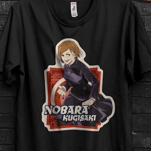 Nobara Kugisaki Cosplay Shirt Gift For Geto Suguru,Megumi Fushiguro,Gojo Satoru JJK Earrings,JJK Poster,Mahito For Toji,Ryomen Sukuna TShirt
