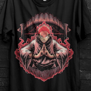 Ryomen Sukuna Cosplay Shirt Gift,Satoru Gojo TShirt,Megumi Fushiguro Tshirt,Nobara Kugisaki For Toji Fushiguro,Yuta Okkotsu,Yuji Itadori Tee