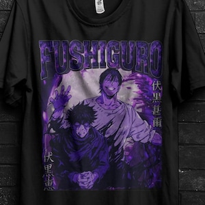 Toji Fushiguro Shirt Anime Gift Man,Sukuna Ryomen T-Shirt,Megumi Fushiguro Tshirt,Yuji Itadori Tee,Gojo Satoru For Suguru Geto,Yuta Okkotsu