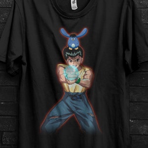 Puu Yu Yu Hakusho Yusuke Urameshi T-Shirt Anime Gift,Kazuma Kuwabara Shirt For Yomi,Hiei Tee For Suzaku,Yoko Kurama Tshirt For Botan