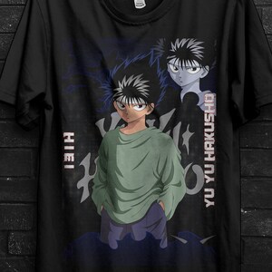 Hiei Yu Yu Hakusho Shirt Anime Gift For Him,Puu Yu Yu Hakusho Sticker,Yoko Kurama Tee For Yukina,Botan Tshirt For Suzaku,Kuwabara Appareal