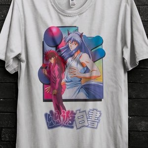 Kurama Yu Yu Hakusho T-Shirt Anime Gift For Him,Botan Appareal,Yusuke Tee For Kazuma Kuwabara,Hiei Tshirt For Karasu,Koenma Shirt For Yomi