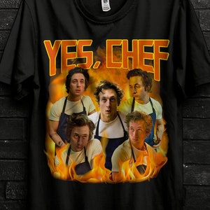 Yes Chef Vintage Bootleg Jeremy Allen White Shirt,Cursed T-Shirt Gift,Yes Chef Jeremy Vintage Poster,The Bear TV Series Tee,Trending Merch
